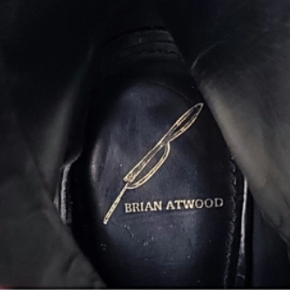 B Brian Atwood Factorium Leather Booties - Picture 9 of 10